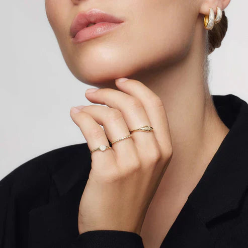 Dome Diamond Ring.