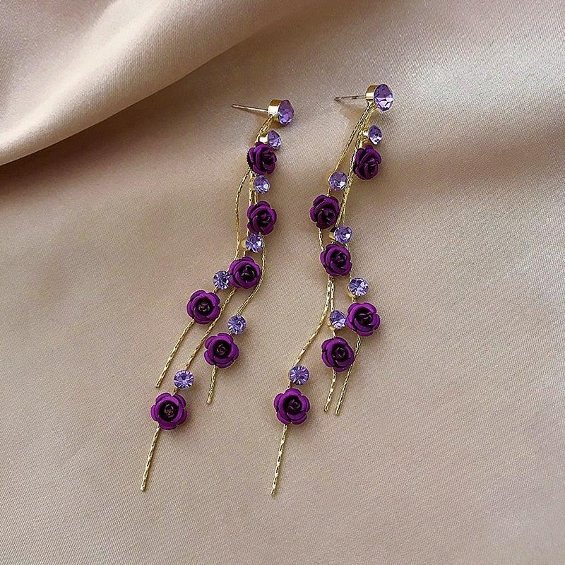 Rosefall Earrings