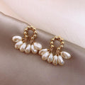 Baroque Pearl Ear Studs.