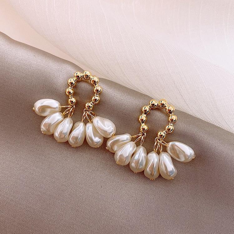 Baroque Pearl Ear Studs.