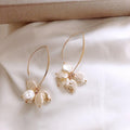 Elegant Pearl and Gemstone Earrings
