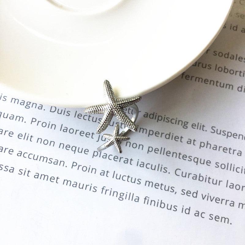 Adjustable Starfish Band in Silver and Gold