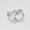 Adjustable Embrace Ring in Silver