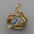Golden Snake Ring