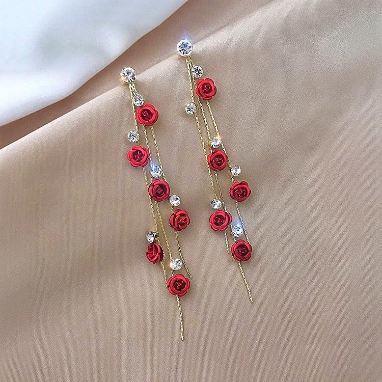 Rosefall Earrings