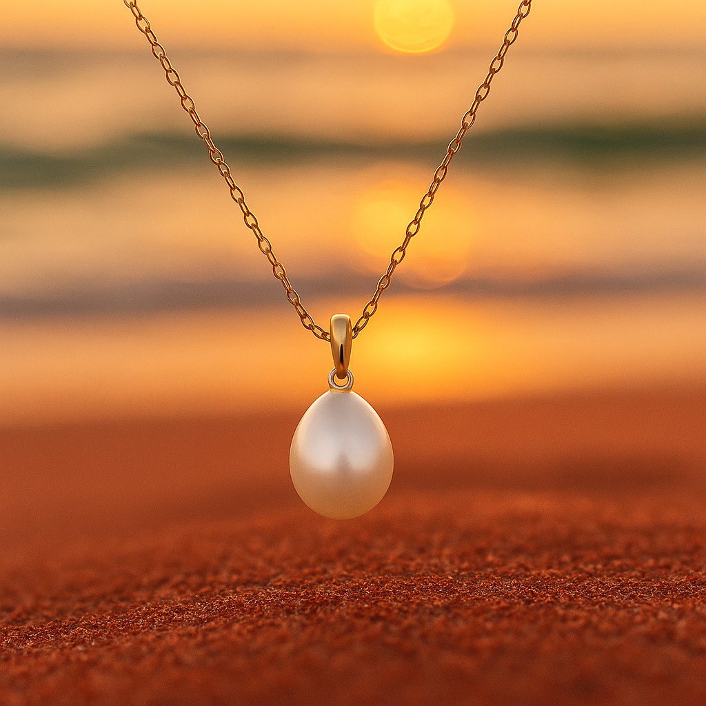 Ria | Pearl Necklace with Delicate Chain