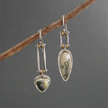 Antique Asymmetrical Earrings.