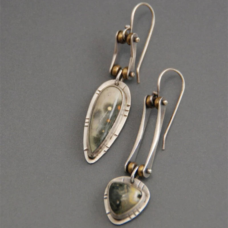 Antique Asymmetrical Earrings.