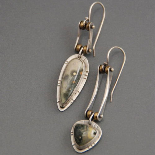Antique Asymmetrical Earrings.