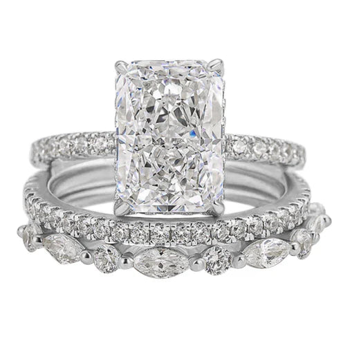 Jaily 3-Piece Wedding Ring Set