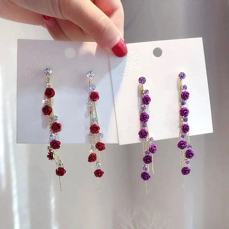 Rosefall Earrings
