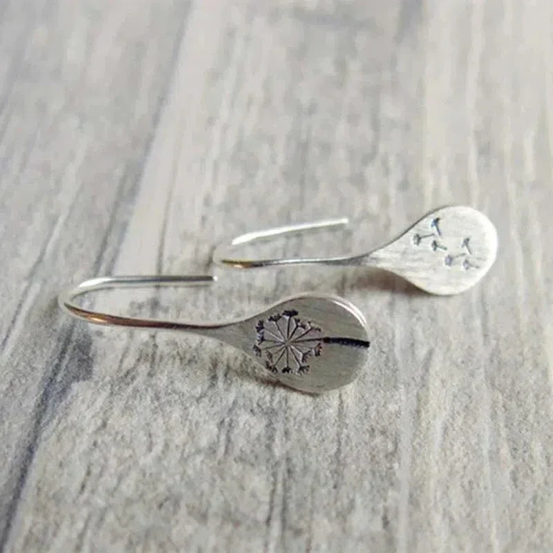 Silver Dandelion Studs