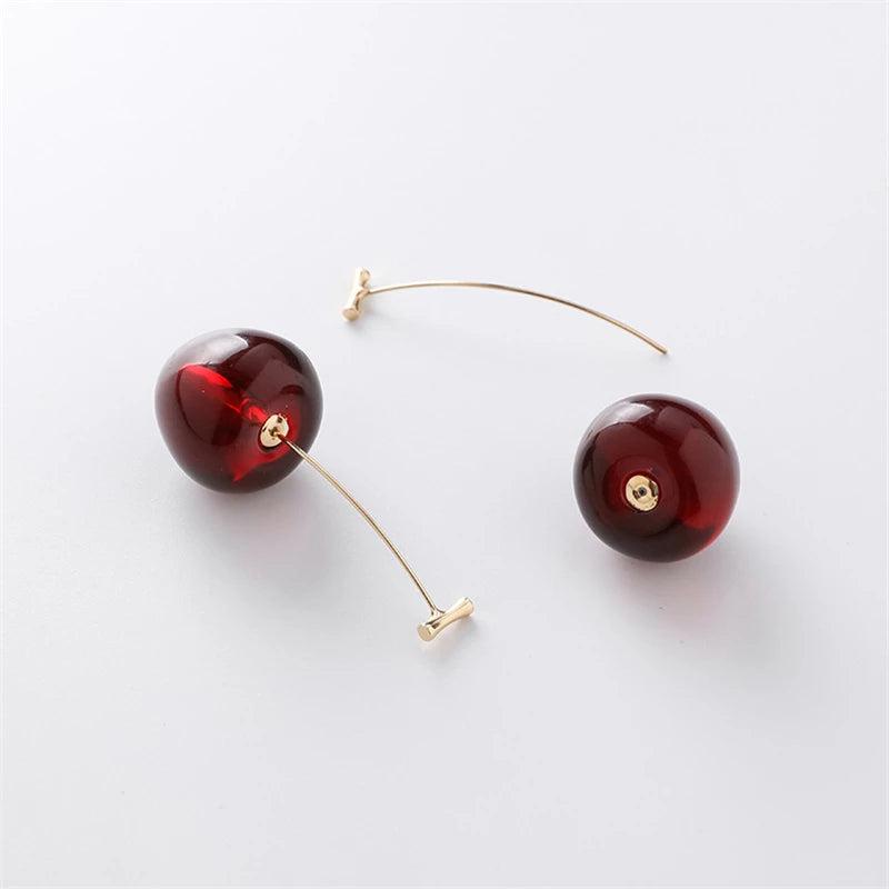 Red Cherry Elegant Earrings