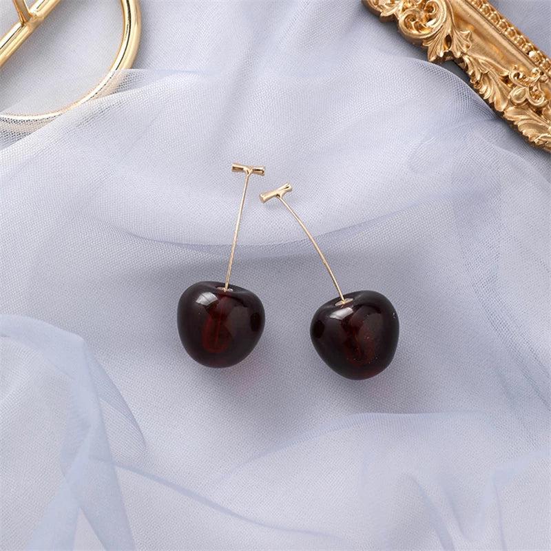 Red Cherry Elegant Earrings