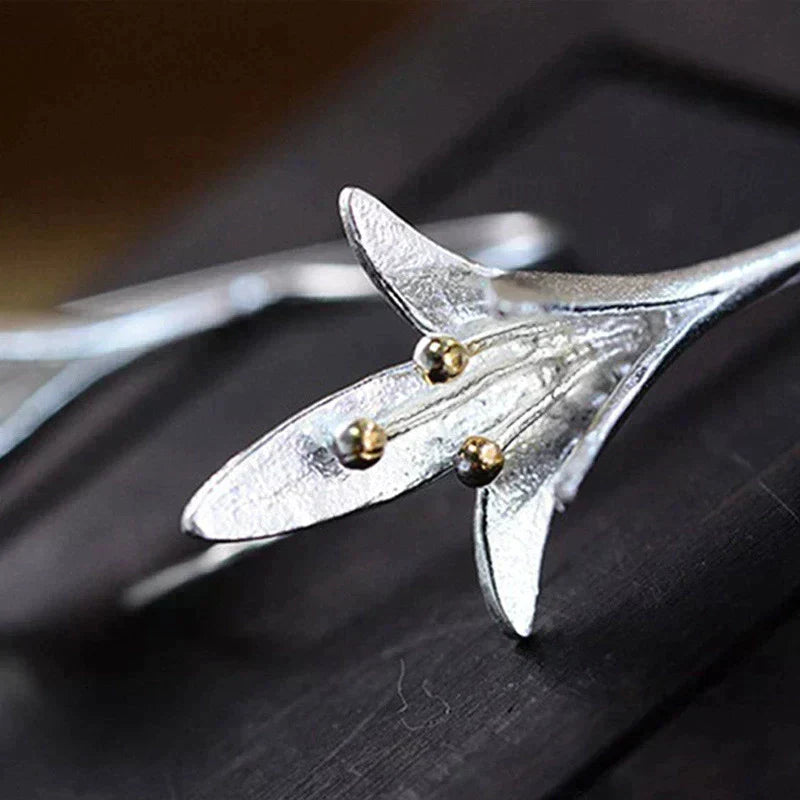 Silver Blossom Earrings
