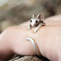 Vintage Silver Rodent Ring