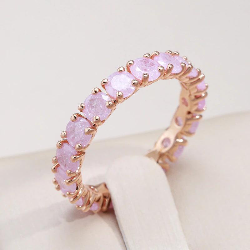 Gold ring with a round stone