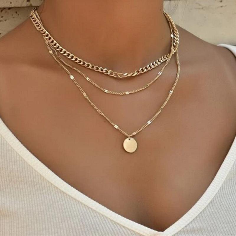 Gold and Silver Coated Necklace