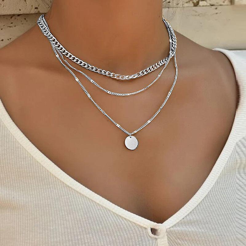 Gold and Silver Coated Necklace