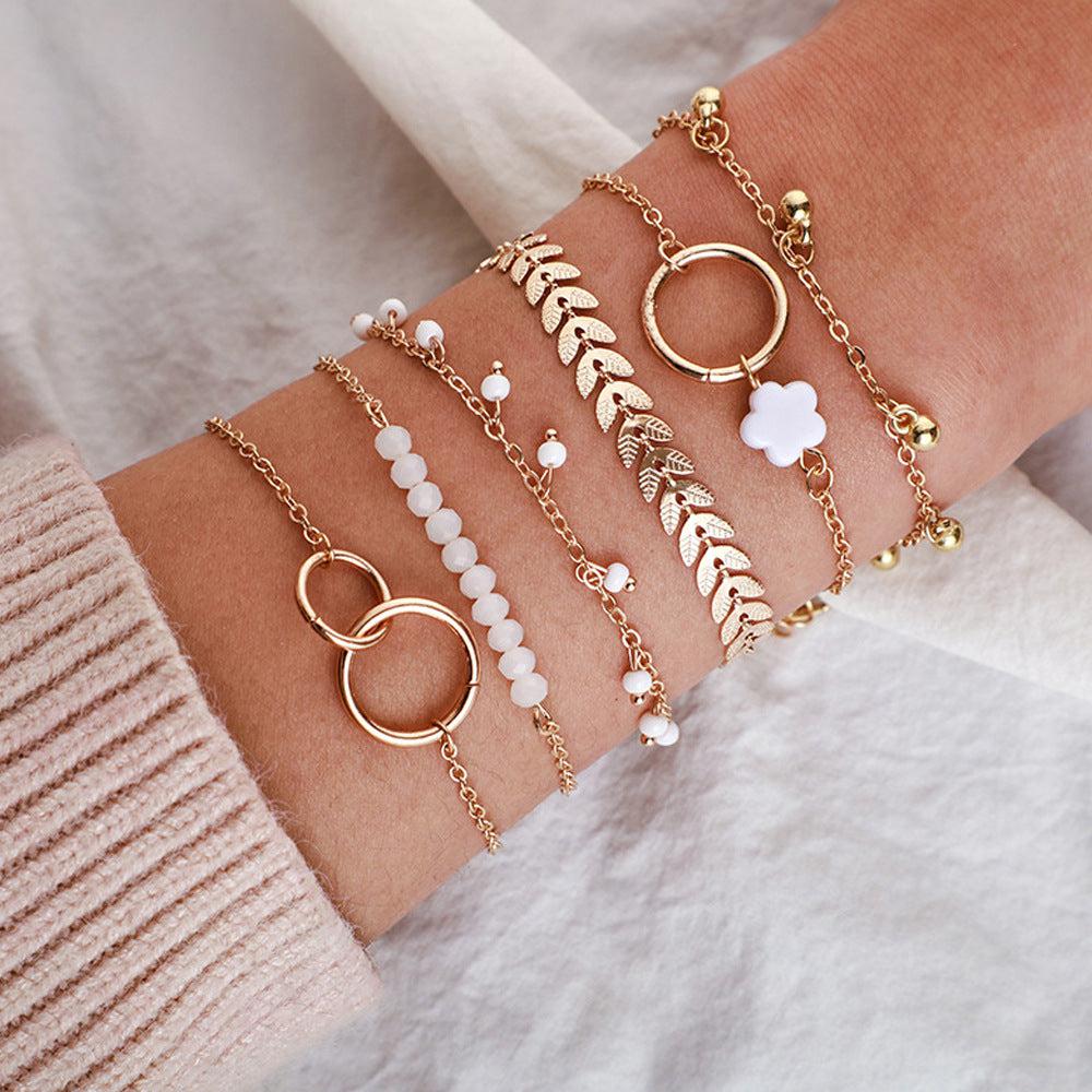 Pack of Gold Boho Bracelets