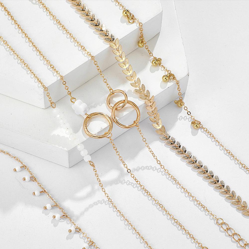 Pack of Gold Boho Bracelets
