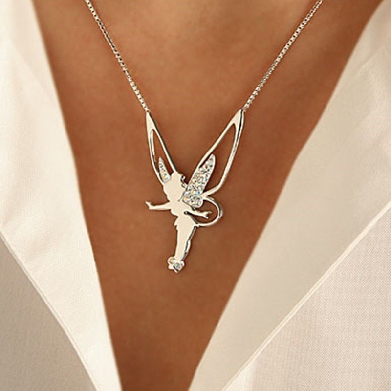 Gold and Silver Fairy Necklace