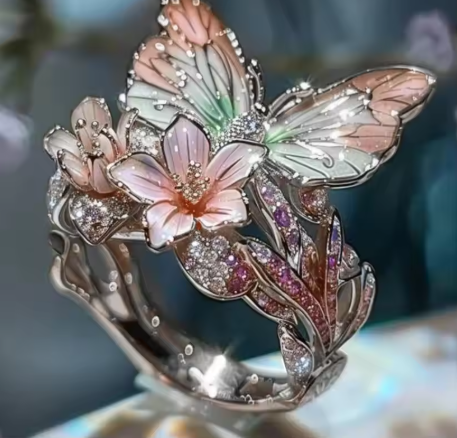 Vintage Golden Prifddinas Flower Ring
