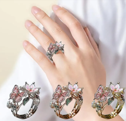 Vintage Golden Prifddinas Flower Ring