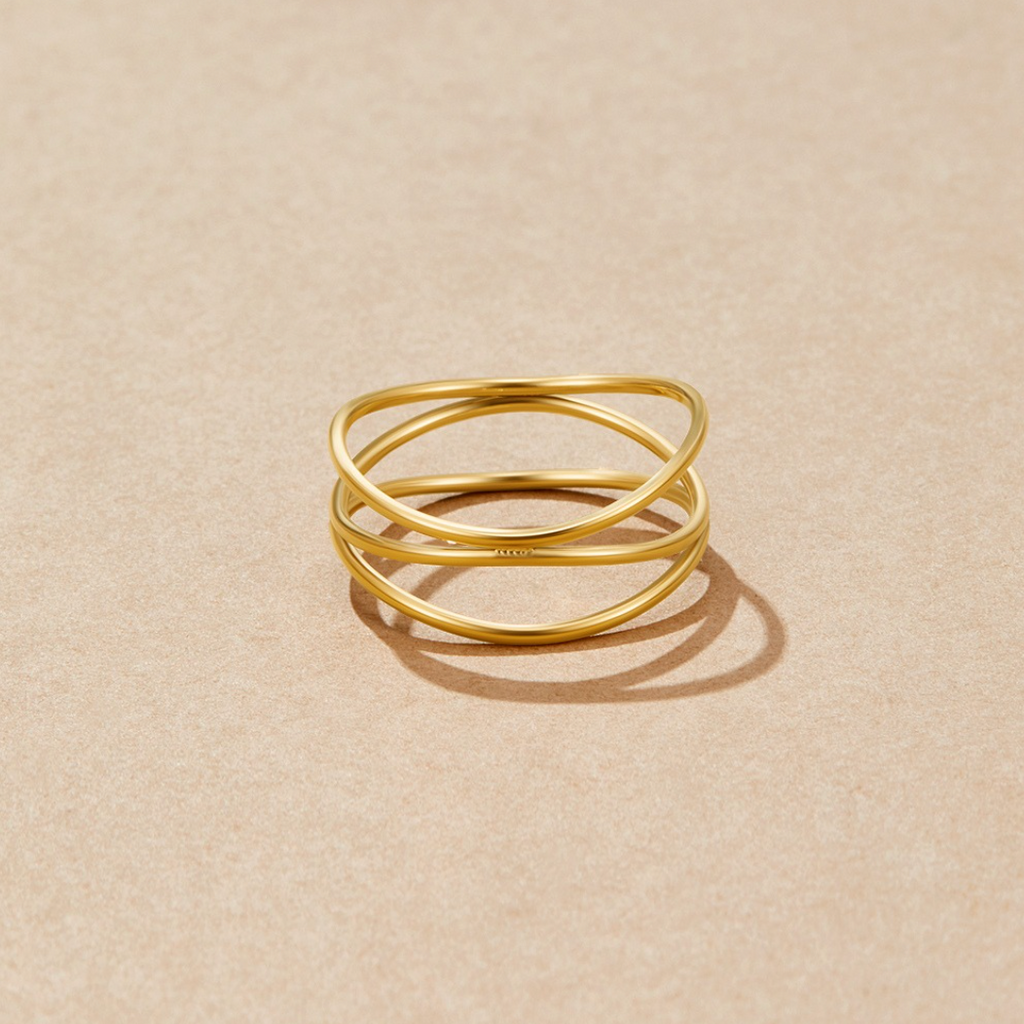 Gold Minimalist Band Ring