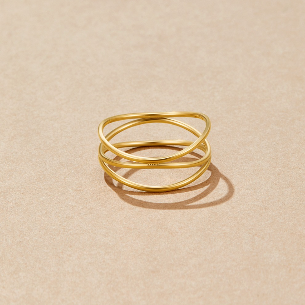 Gold Minimalist Band Ring
