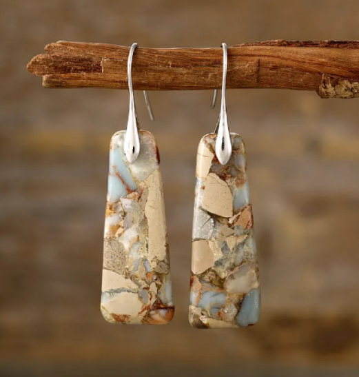 Bohemian Monarch Stone Earrings