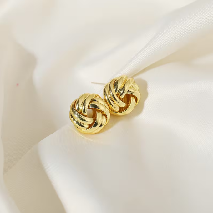 Classic Elegance Twist Earrings