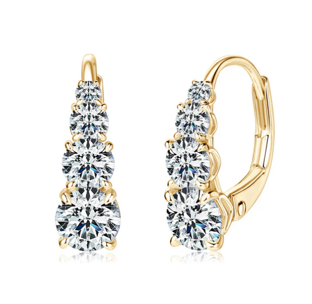 Elara Quad Stone Earrings