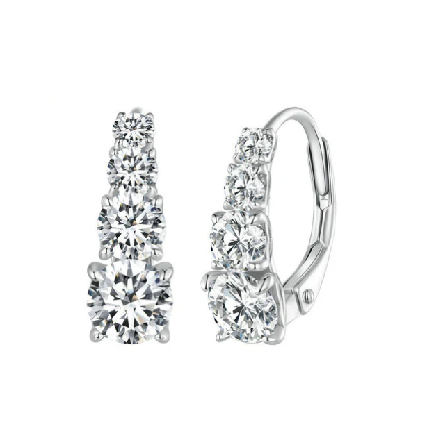 Elara Quad Stone Earrings