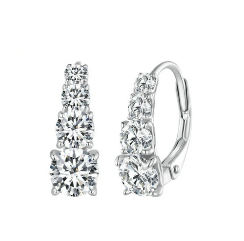 Elara Quad Stone Earrings