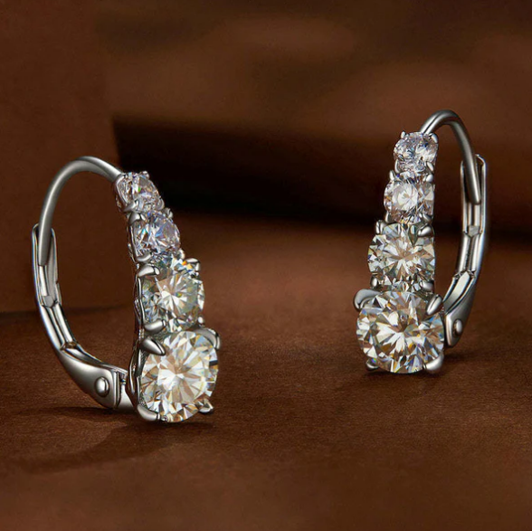 Elara Quad Stone Earrings