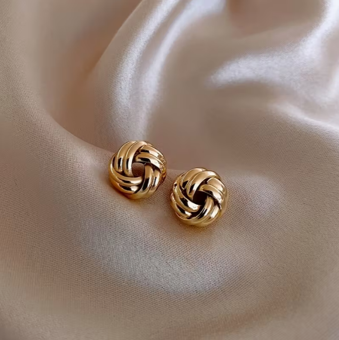 Classic Elegance Twist Earrings