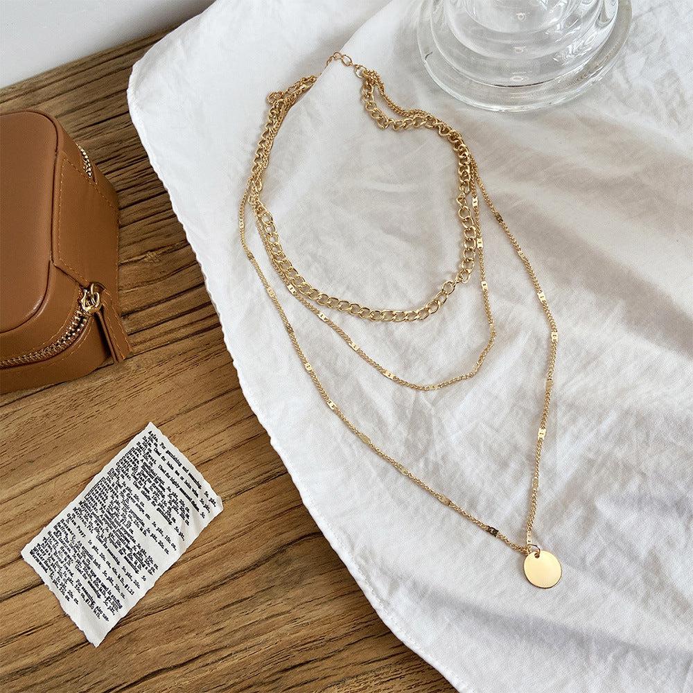 Gold and Silver Coated Necklace
