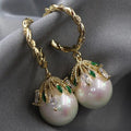 Malia Graceful Pearl Earrings
