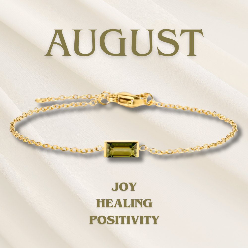 Heartline Gemstone Bracelet