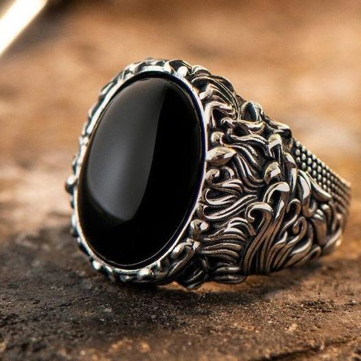 Dark Vintage Turkish Seal Ring