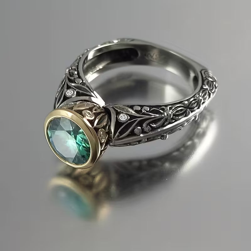 Verdant Elegance Heritage Ring