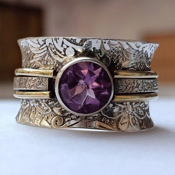 Bohemian Crystal Mindfulness Ring