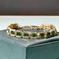 Emerald Green Statement Bangle