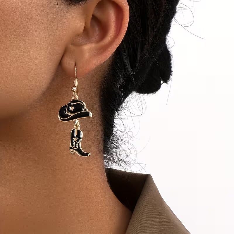 Western Noir Grace Dangle Earrings