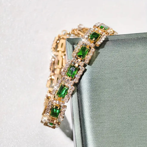 Emerald Green Statement Bangle