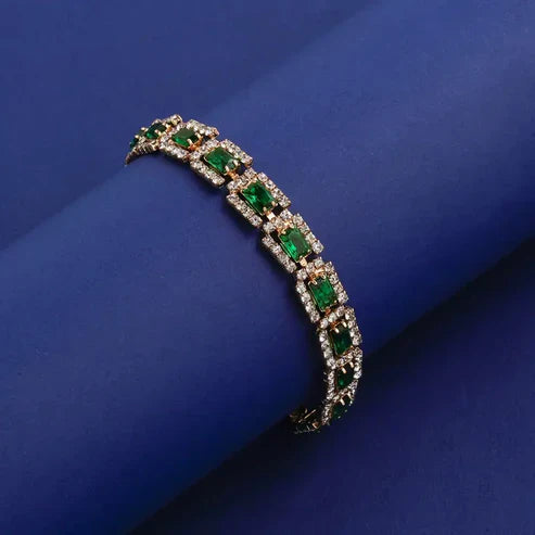 Emerald Green Statement Bangle