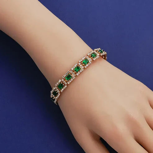 Emerald Green Statement Bangle