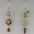 Vintage Green Earrings.