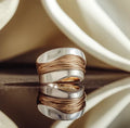Silver and Gold Thread Ring